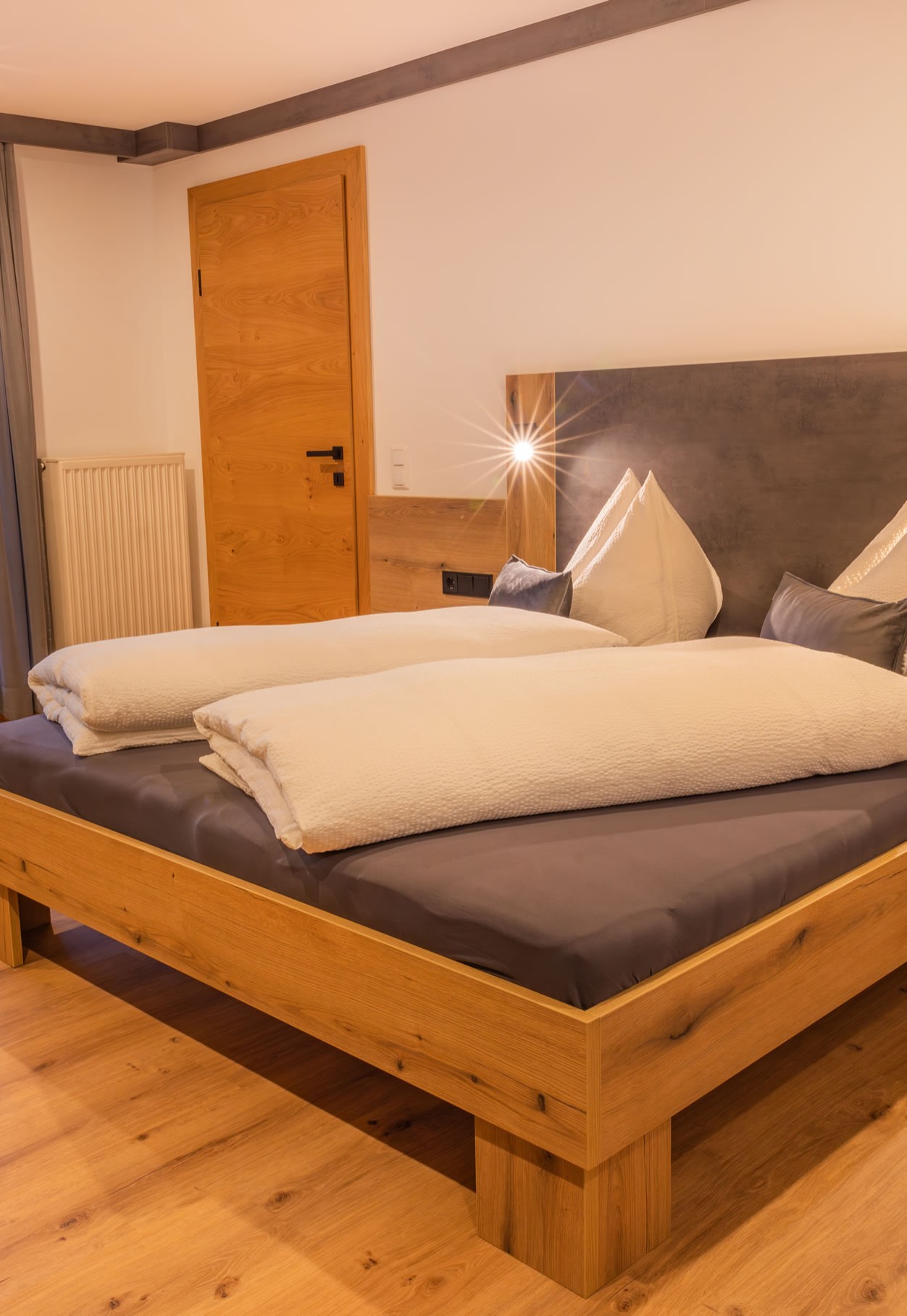 Hochwertige Betten für erholsamen Schlaf im Haus Schartner